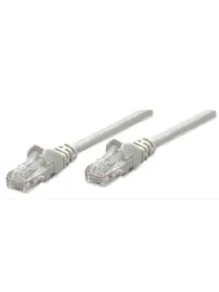 Intellinet Cat6, CCA, U/UTP, PVC, RJ45, 15m, sivi