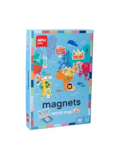 Društvena igra Apli magnets karta svijeta 16494
