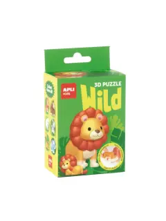 Puzzle 3D Apli Wild Lav 20028