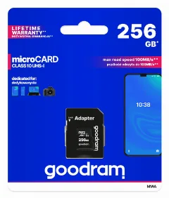 GoodRam M1AA 256 GB | Class 10 UHS I Adapter