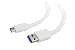 Gembird USB 3.0 AM to Type-C cable (AM CM), 1m, white