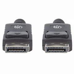 Manhattan kabel DP-DP M/M, 4K@60Hz, 2m, crni