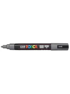 Marker Uni pc-5m Posca tamno sivi