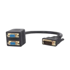 Gembird Passive DVI-I male to dual VGA female splitter cable, 0.3m