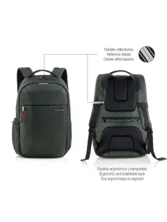 Ruksak za prijenosno računalo Miquelrius zeleni 16"M 38x46x13cm MR16981