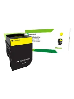 Toner Lexmark 70C8HYE yellow 3k