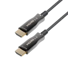 Transmedia HDMI cable metal plugs gold contacts, 1m, black