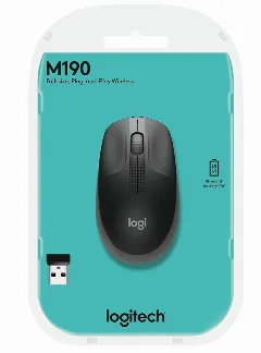Logitech Wireless Mouse M190 black retail