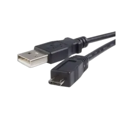 NaviaTec USB 2.0 A muški na Micro B muški kabel, 0,2m, crni
