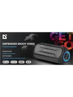 Prijenosni zvučnik Defender Enjoy S1000, BT/FM,USB/microSD, RMS 20W