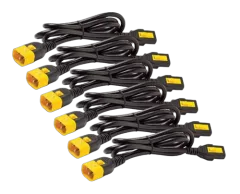 APC Power Cord Kit (6 ea), Locking, C13 to C14, 1.8m