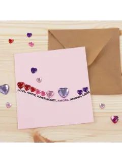 Naljepnice Apli Diamonds Srca 20604
