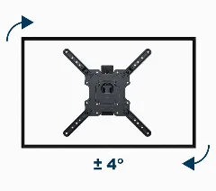 Gembird Premium full-motion TV wall mount , 32”-55”, 32 kg