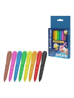 Boje voštane ErichKrause Kids Space Animals Bee Wax trokutaste ergonomske 8/1