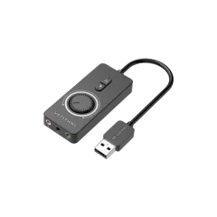 Vention USB 2.0 External Stereo Sound Adapter with Volume Control, 0.5m