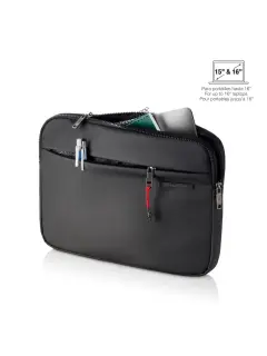 Zaštitna navlaka za prijenosno računalo Miquelrius crna 15" i 16" 39x29x3cm MR16985