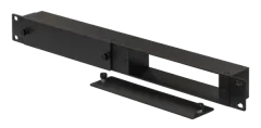 MikroTik 1U Chassis bracket that can hold two CWDM-MUX8A units