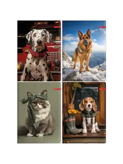 Bilježnica Ilijanum A4 70g 52L crte pets