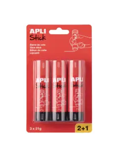 Ljepilo Apli u sticku 21g blister 3 komada 2+1 20457
