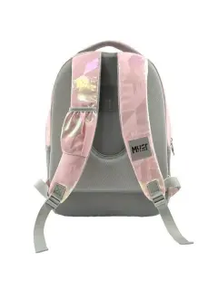 Ruksak školski Must team Hologram Pink s 3 pretinca 32x18x43cm 587711