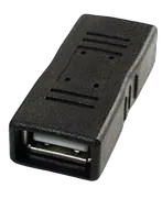 Gembird USB 2.0 coupler, black