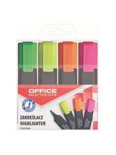 Text markeri Office (žuti, rozi, zeleni, narančasti) kosi vrh PVC vrećica 4/1 17726