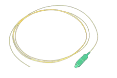 NFO Fiber optic pigtail SC APC, SM, G.652D, 900um, 1,5m, LSZH