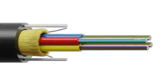 NFO Fiber optic cable Fibrain Cable Aerial Duct MAR-FM ESM SM, 48F, 9 125, G.657A1, 4M12F TUBE, 1,3, PE, 1000N