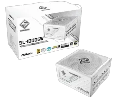 ASRock PSU Steel Legend SL-1000GW, 1000W, 80 Gold, Fully Modular, White