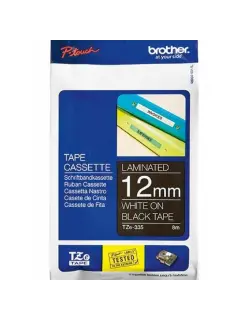 Vrpca Brother p-touch TZE335 12mm black/white