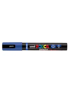 Marker Uni pc-5br brush Posca plavi