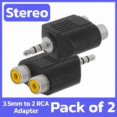 Transmedia 2x RCA-plug - 2x RCA-jack, 1,5 m