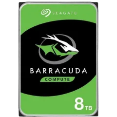 Seagate 8 TB 3,5" HDD, Barracuda, 5400 RPM, 256MB
