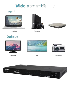 Gembird HDMI splitter, 8 ports