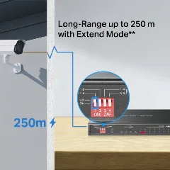 Mercusys 12-Port Gigabit Desktop Switch with 8-Port PoE
