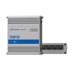 Teltonika TSW110 Industrial Unmanaged Switch, 5 x GbE Ports, Passive PoE