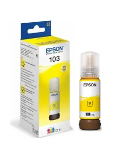 Tinta Epson 103 T00S4 L3150 yellow ecotank C13T00S44A 65 ml