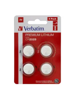 Baterije Verbatim #49532, litijske, CR2025 3V, 4/1