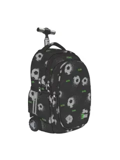 Ruksak školski St.Right na kotačiće Pixel Balls s pretincem za prijenosno računalo 17"