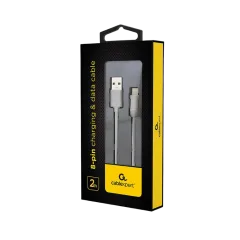 Gembird USB to 8 pin Lightning sync and charging cable, white, 2 m