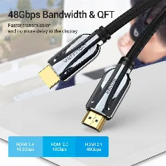 Vention Ultra High Speed HDMI Cable Metal 1M Black