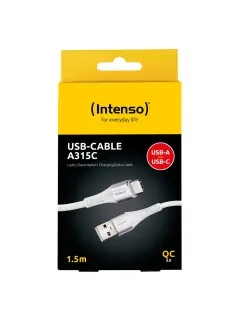 USB kabel Intenso #7901102, A315C, 1.5m, 60W, bijeli