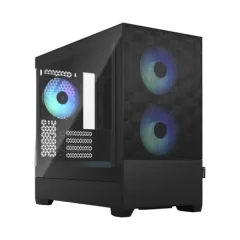 Fractal Design Pop Mini Air RGB Black TG Clear, FD-C-POR1M-06