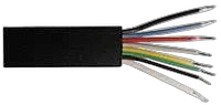 Transmedia RJ11 Telephone Cable 100m, 8 p