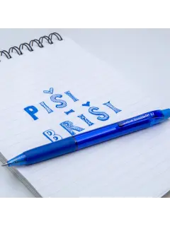 Roler Uni urn-181 (0.7) signo plavi s gumicom piši briši