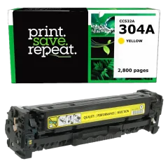Toner Static Control HP Canon CC532A Yellow