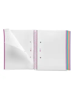 Kolegij blok Miquelrius A5 70g 100L spiralni crte Lifestyle Stickers Happy Fruits MR4291