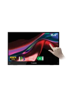 Prijenosni monitor osjetljiv na dodir LIGHT 15.6" Verbatim #32402 Full HD 1080p, USB-C/HDMI
