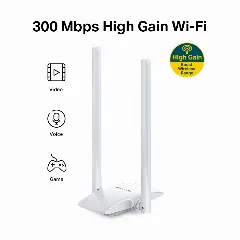 Mercusys 300Mbps High Gain Wireless USB Adapter
