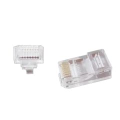 Gembird Cat5e Cat6 pass-through modular UTP plug 8P8C, 10 pcs